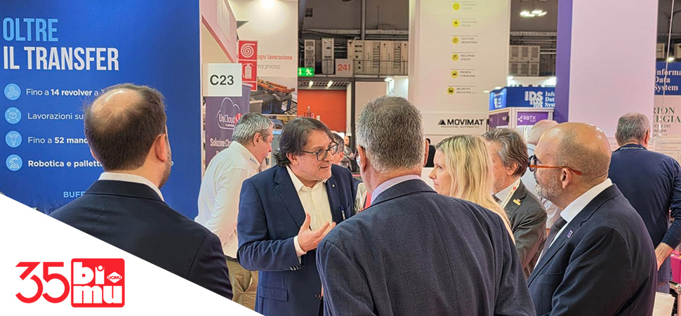 LA COMMISSIONE EUROPEA IN VISITA ALLO STAND BUFFOLI ALLA 35.BI-MU